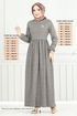 Le Titre Caoutchouté Hijab Robe 22034UKB929-L La Vision - Thumbnail