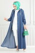 Le Titre Caoutchouté Jeans Ferace 321MSS941-L Jeans - Thumbnail