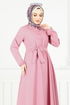 Le Titre Caoutchouté Téricotone Robe 333MSS941-L Rosier Kourous - Thumbnail