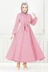 Le Titre Caoutchouté Téricotone Robe 333MSS941-L Rosier Kourous - Thumbnail