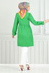 Le Titre Lacé Tunique 401ÉVO1065-M Benetton Vert - Thumbnail