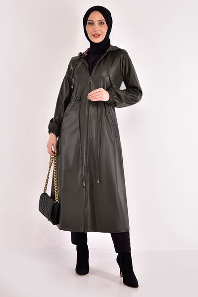ASM - Leder Kap Khaki ASM23130
