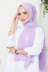 Medina Silk Shawl NYA054-001 Lilac - Thumbnail