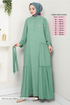 Moitié Boutonné Bürümbük, Allemagne Robe Numéro de pièce 402DVL897-M Menthe - Thumbnail