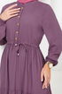 Moitié Boutonné Robe Numéro de pièce 2350BGS895-M Lilas - Thumbnail