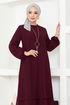 Mousseline Robe LM2698 Bourgogne - Thumbnail