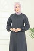 Omzu Taşlı Sofia Tunik 3124HBS856-MS Antrasit - Thumbnail