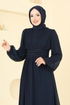 Önü Drapeli Şifon Abiye 5694EDF311-MS Laci - Thumbnail