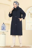 O.Z.T. - Overcoat 1162OZT1013-MS Navy Blue