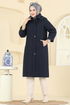 Overcoat 1162OZT1013-MS Navy Blue - Thumbnail