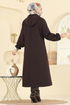 Overcoat 2006DFL152-MS Brown - Thumbnail