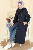 D.F.L. - Overcoat 2006DFL152-MS Navy Blue