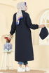 Overcoat 2006DFL152-MS Navy Blue - Thumbnail