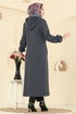 Overcoat 24084UKBK1160-MS Anthracite - Thumbnail