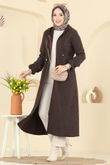 U.K.B.K. - Overcoat 24084UKBK1160-MS Brown