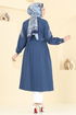 Overcoat 2645SL432-MS Indigo - Thumbnail