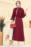 S.L. - Overcoat 2740SL432-MS Burgundy