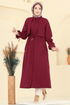 Overcoat 2740SL432-MS Burgundy - Thumbnail