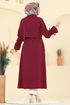 Overcoat 2740SL432-MS Burgundy - Thumbnail