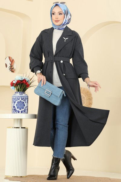 S.L. - Overcoat 2755SL432-MS Anthracite