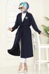 Overcoat 3002BM387-MS Navy Blue - Thumbnail