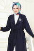 Overcoat 3002BM387-MS Navy Blue - Thumbnail