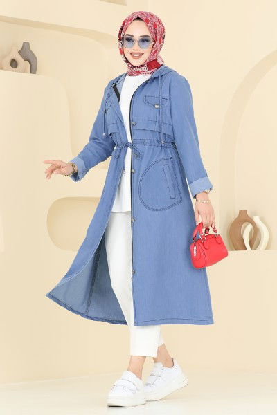 M.K.L. - Overcoat 4287MKL719-MS Light Denim