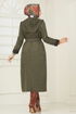 Overcoat 4398AL357-MS Khaki - Thumbnail