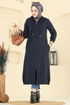 Overcoat 462DVL817-MS Navy Blue - Thumbnail