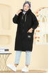 Overcoat 4739ZNK1009-MS Black - Thumbnail