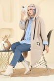 Z.N.K. - Overcoat 4739ZNK1009-MS Stone