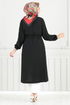 Overcoat 5097UZ1029-M Black - Thumbnail