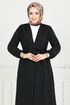Overcoat 5097UZ1029-M Black - Thumbnail