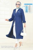 U.Z. - Overcoat 5097UZ662-MS Navy Blue
