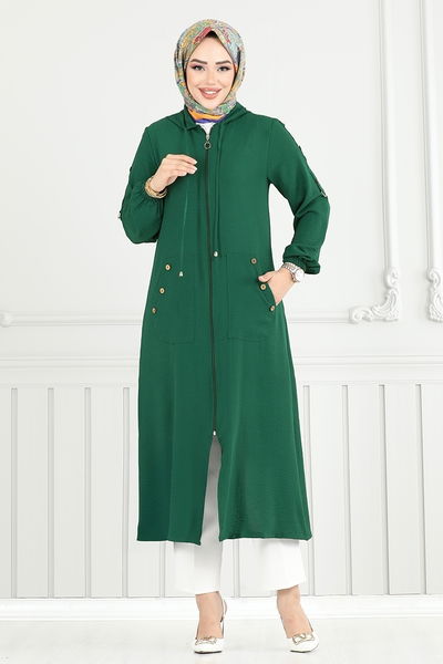 MRV N.F.C. - Overcoat 5318NFC915-M Emerald - 357943