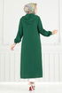 Overcoat 5318NFC915-M Emerald - Thumbnail