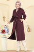 Overcoat 5721EDF311-MS Burgundy - Thumbnail
