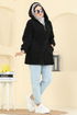 Overcoat 6039TEG847-MS Black - Thumbnail
