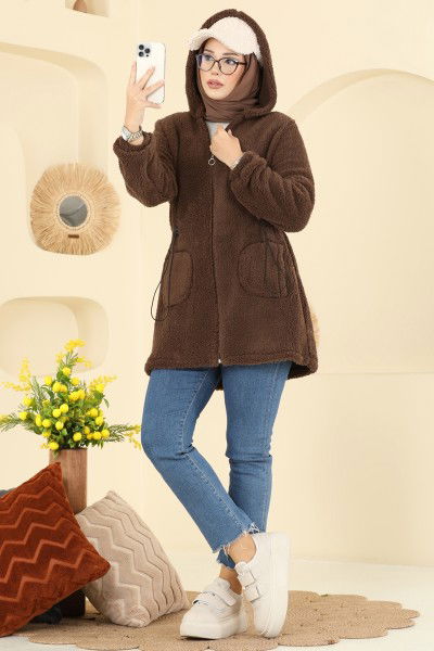 T.E.G. - Overcoat 6039TEG847-MS Brown