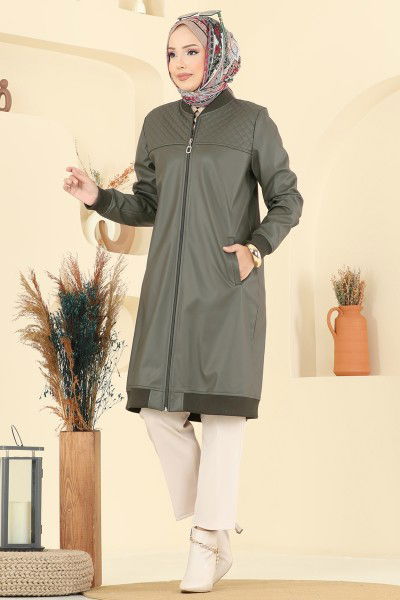 S.V.L. - Overcoat 6105S324-MS Khaki