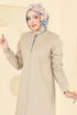 Overcoat 6105S324-MS Stone - Thumbnail