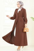 B.İ.S.S.K. - Overcoat 6214BSK463-MS Brown
