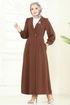 Overcoat 6214BSK463-MS Brown - Thumbnail