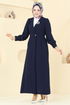 Overcoat 6214BSK463-MS Navy Blue - Thumbnail