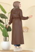 Overcoat 8148AB368-MS Brown - Thumbnail