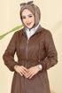 Overcoat 8148AB368-MS Brown - Thumbnail