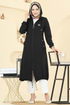 Overcoat PL9171-MS Black - Thumbnail