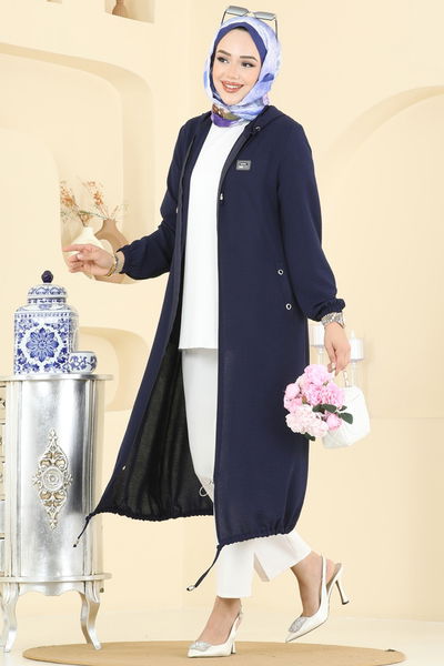 P.L. - Overcoat PL9171-MS Navy Blue - 406555