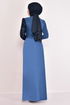 Pailletten Abendkleid Blau ASM2524 - Thumbnail