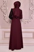 Pailletten Abendkleid Bordeaux ASM2524 - Thumbnail